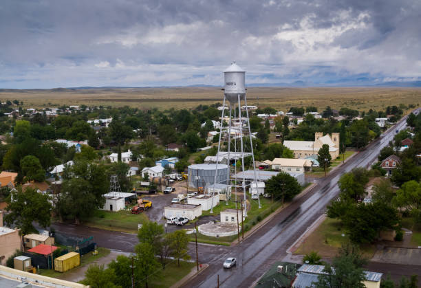 Marfa Water Tower Aerial View